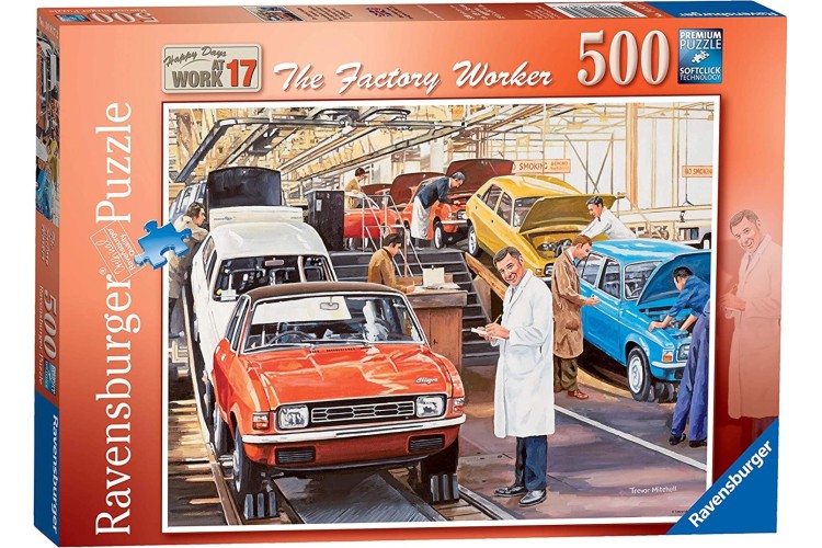 Ravensburger 500 pcs Jigsaw puzzle  The Factory Worker 14817
