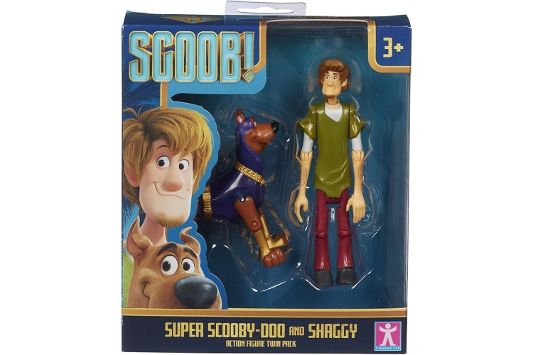 Scoob Super Scooby-Doo and Shaggy action figure twin pack